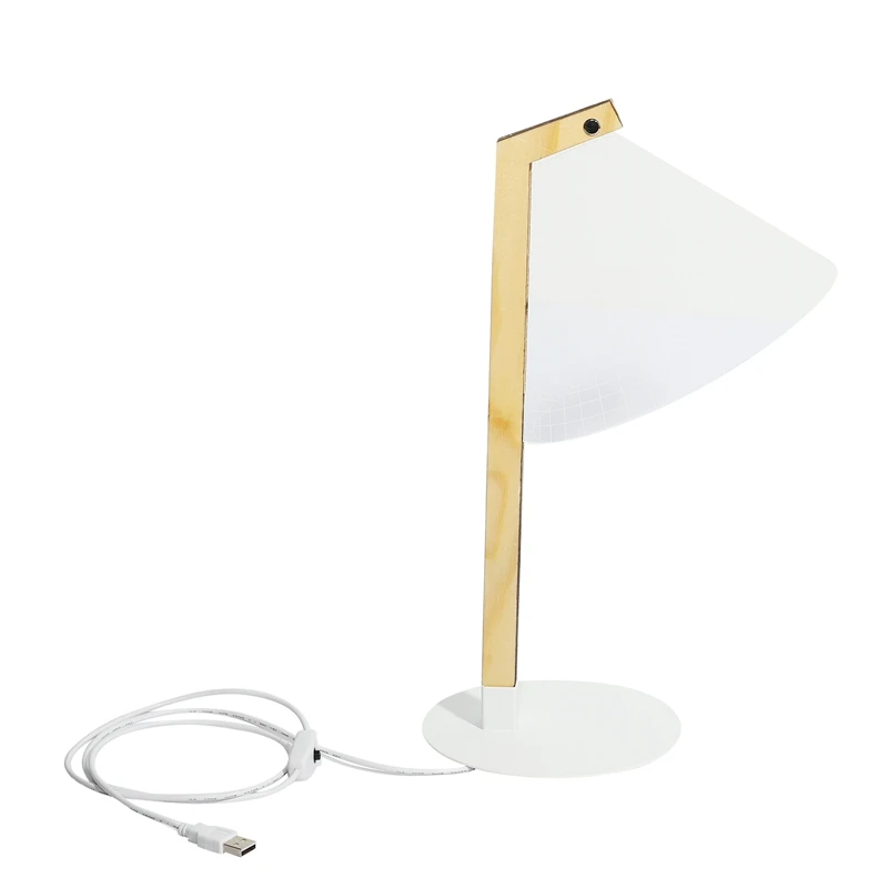 

Creative Three-Dimensional Wooden Stand Small Table Lamp Acrylic LED Night Light