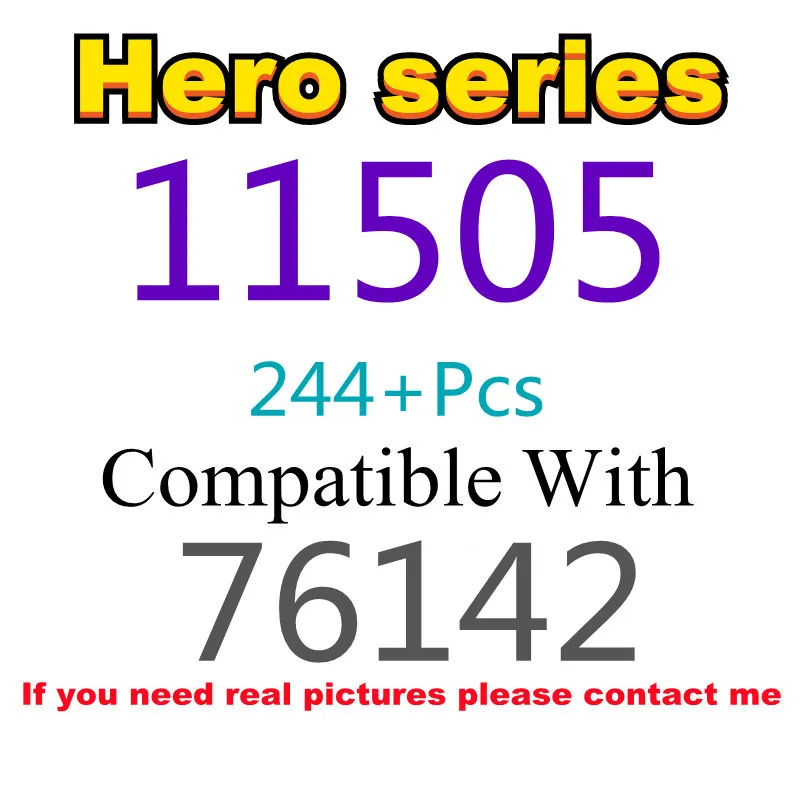 

244 шт., Детский конструктор «Hero»