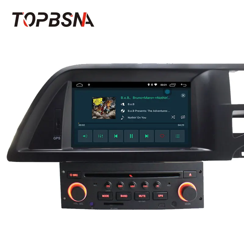 Topsna 1 Din Android 10 автомобильный dvd-плеер для Citroen C5 Мультимедиа gps навигация Радио Зеркало Ссылка wifi четырехъядерный gps Navi RDS