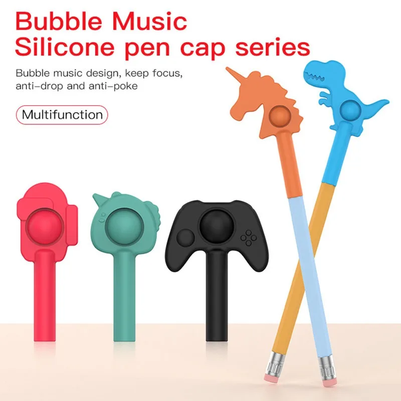 Лидер продаж Пузырьковые игрушки брелок Пеналы сжимаемые Сенсорные игрушка для