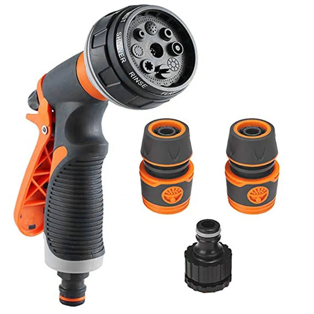 best selling products Garden Hose Nozzle Watering Spray High Pressure Sprinkler Adjustable Patterns support dropshipping