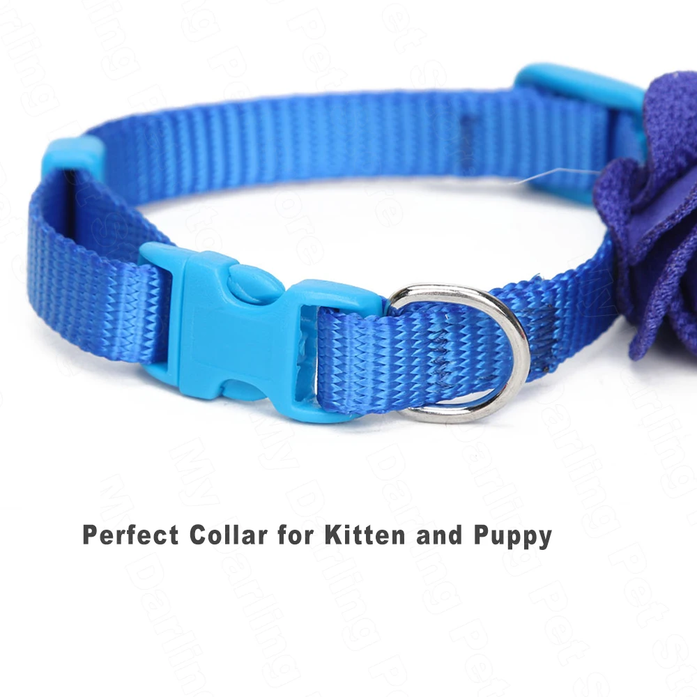 Воротник для кошек розовый воротник нейлоновый милое ожерелье домашних животных