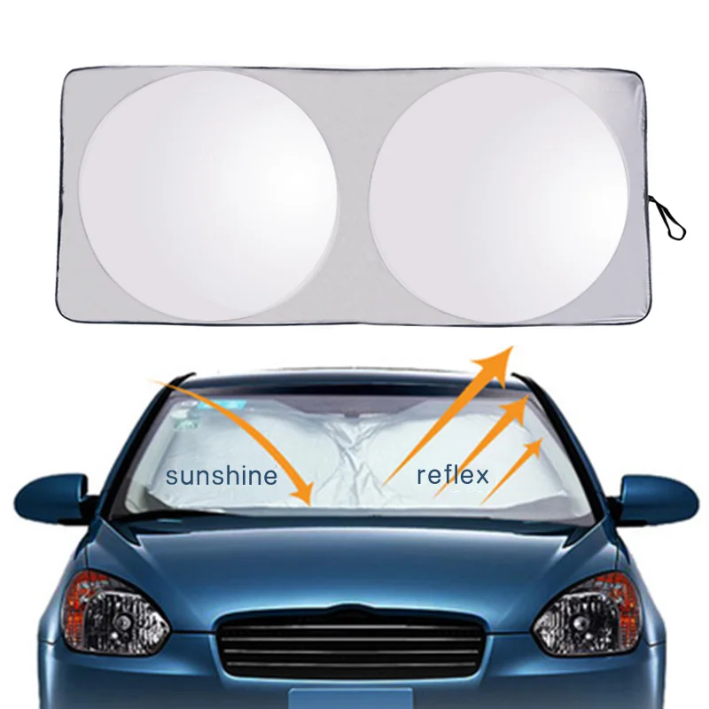 

UV Protect Car Windshield Cover Front Rear Window Film Windshield Visor Cover Car Sunshade Car-styling High Quality