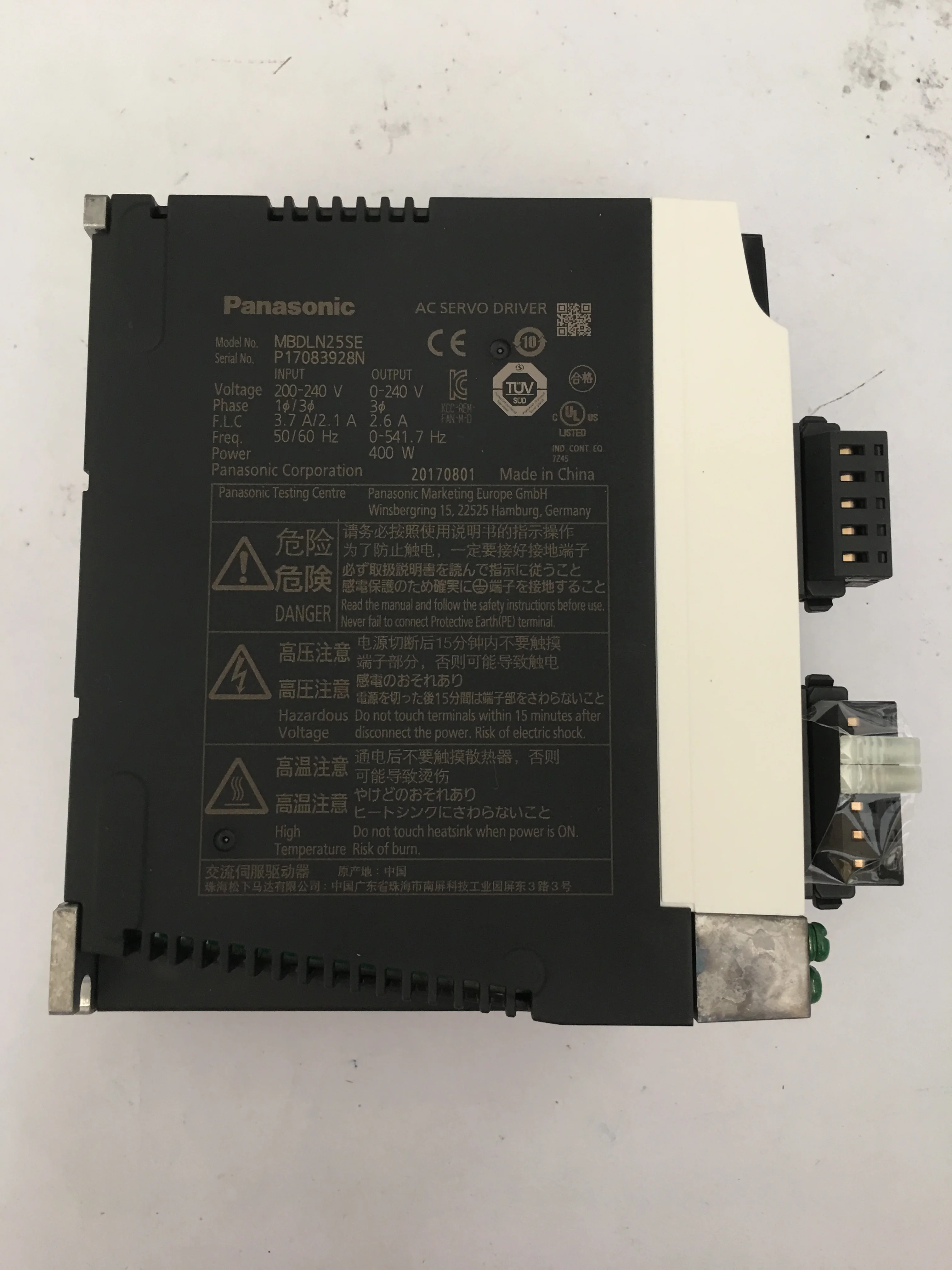 

A6 Panasonic servo motor and driver