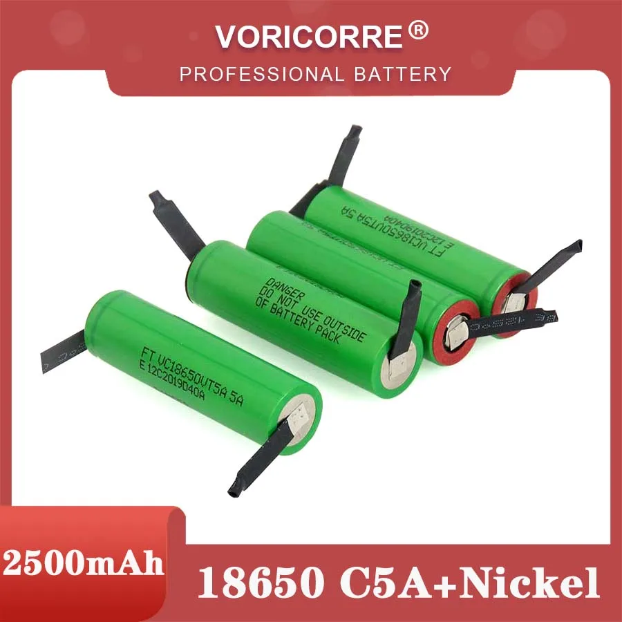 Литиевая батарея VariCore VTC5A 2600 мА · ч 18650 30 А разряд 18650VTC5 + никелевые пластины сделай
