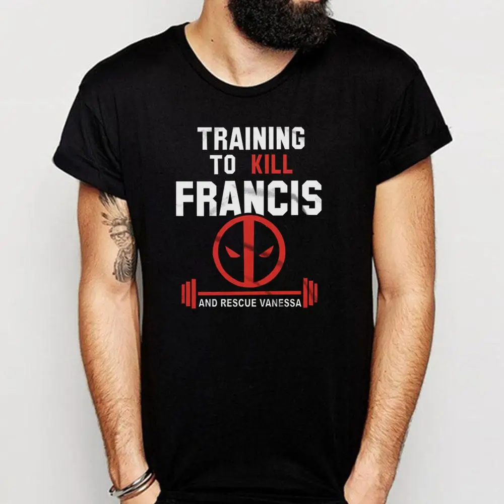 Тренировка чтобы убить Francis Deadpool Мужская футболка Kill To Training | одежда