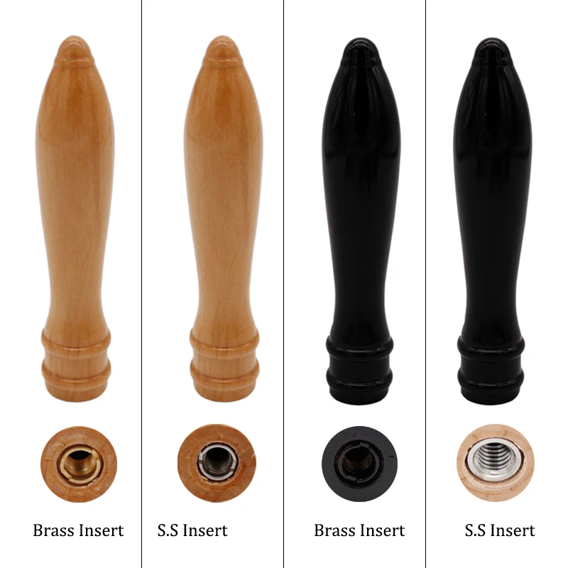 Рукоятка кран для пива в деревянном пабе ручка Домашнего Пива 6 дюймов с двойной