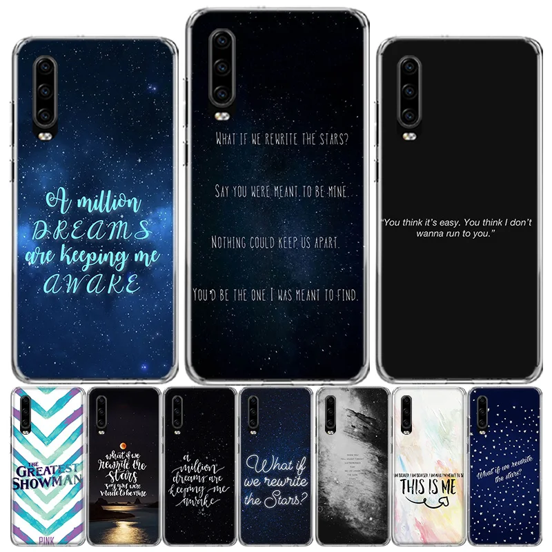 Чехол для телефона с надписью The Greatest Showman Soundtrack Huawei P40 P30 P20 P10 Mate 10 20 30 Lite Pro P Smart Z Plus