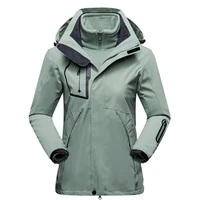 women winter 3in1 m 3xl outdoor jackets waterproof camping hiking trekking climbing ski fleece hood oversize windbreaker coat