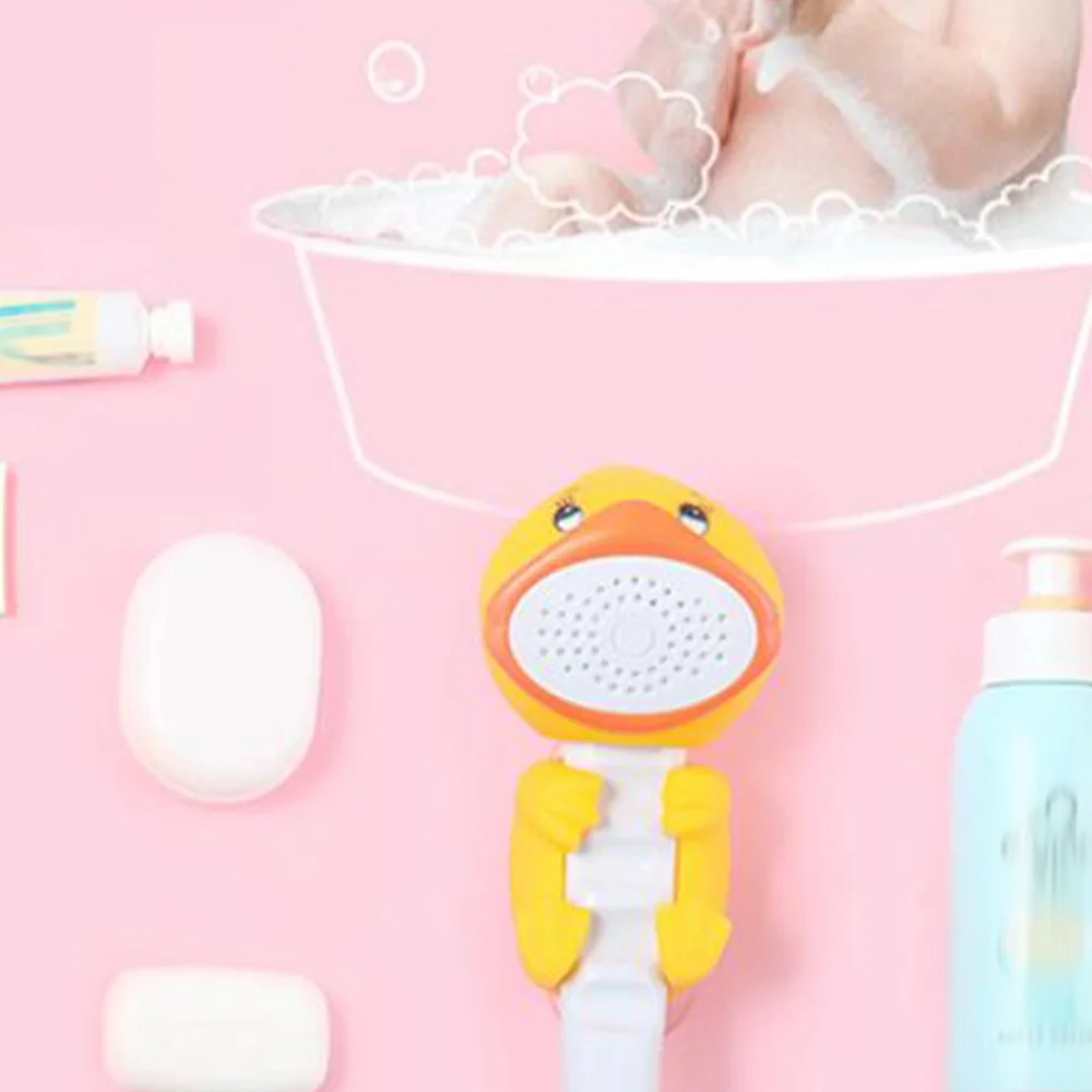 

Cartoon Children Shower Nozzle Suction Cup Handheld Shower Nozzle Shower Sprinkler (Yellow)