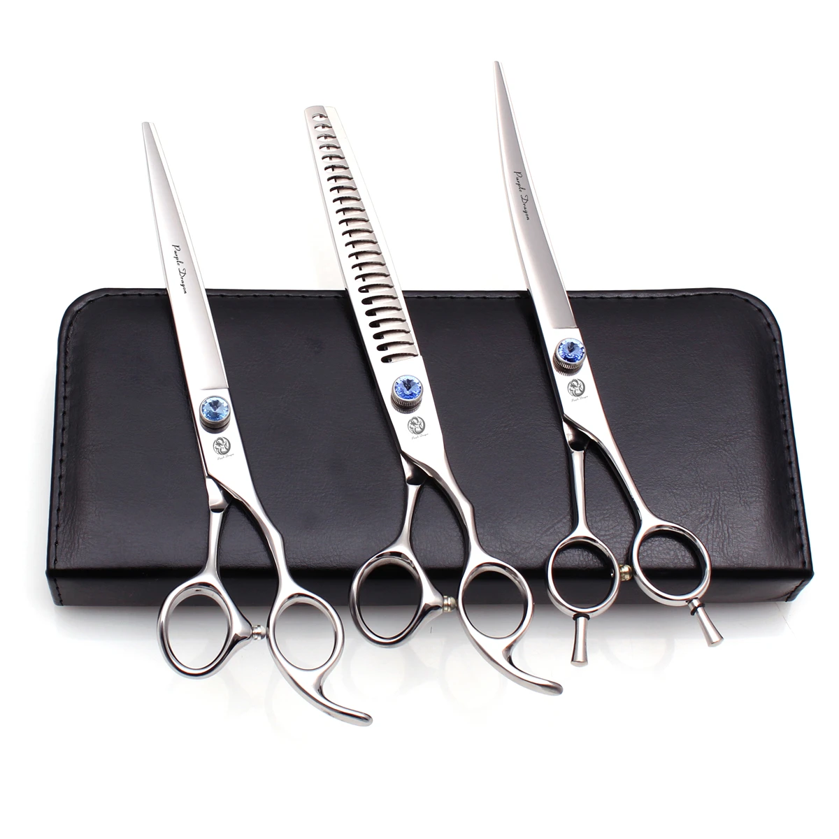 Pet Scissors Purple Dragon Brand 8&quot Japanese 440C Professional Thinning Shears 3004# Dog Hair Set Add Bag | Красота и здоровье