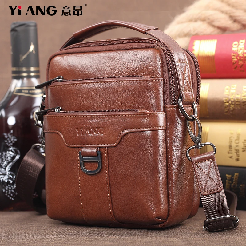 Мужская поясная сумка стильная многофункциональная деловая сумочка из