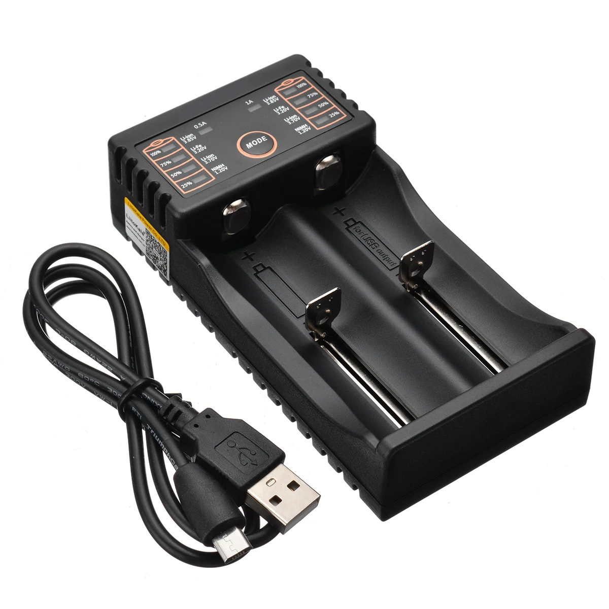 1 шт. Lii-202 2 слот USB Батарея Зарядное устройство для умное устройство для зарядки никель-металлогидридных аккумуляторов от компании LiitoKala: 5V USB Выход для металл-гидридных или никель Li-Ion LiFePO4 батареи