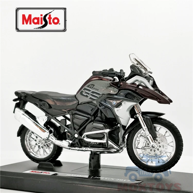 

Maisto 1:18 R 1200 GS 2017 Brown black Diecast Model Bike Motorcycle