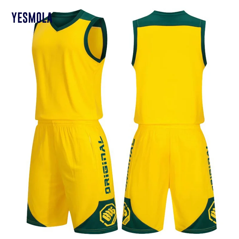 YESMOLA мужской детский баскетбольный костюм Мужская одежда для тренировок