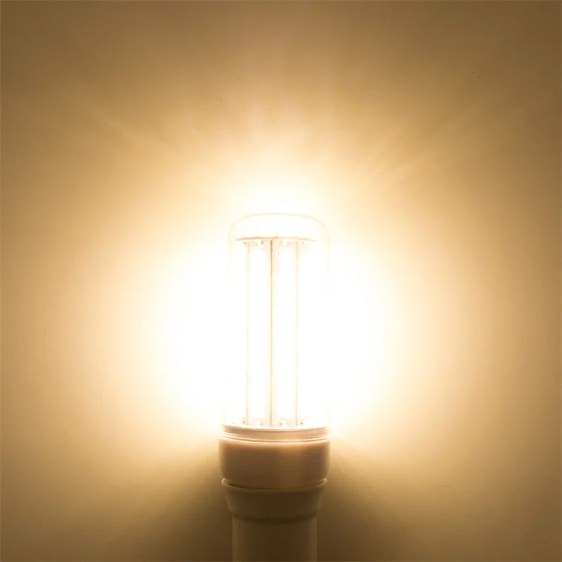 Яркий светодиодный кукурузный Светильник лампы E14 E27 GU10 24 36 48 56 69 72 s 4014 SMD ампулы AC