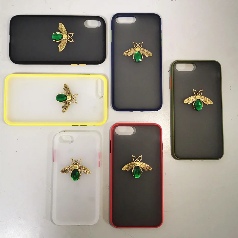 Чехол для телефона с Пчелой iphone 8 7 6 6s plus funda xr x xs max защитный ударопрочный чехол