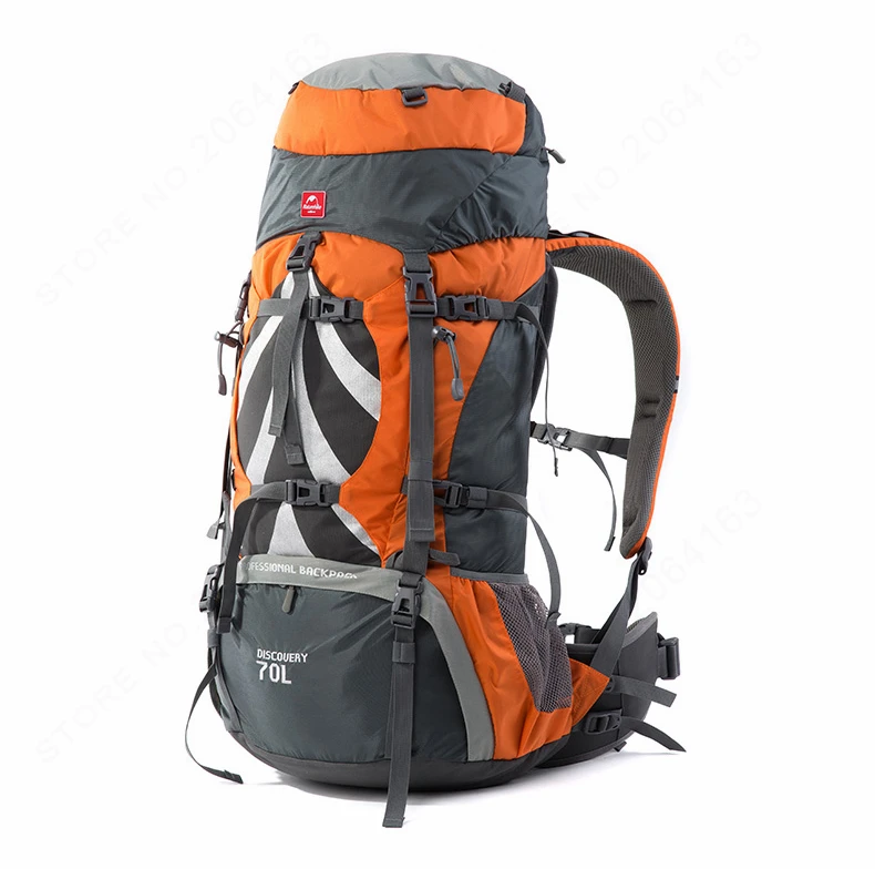 NatureHike 70L рюкзак для походов на открытом воздухе, нейлоновый водонепроницаемый рюкзак для путешествий, спортивный рюкзак из алюминиевого сплава с внешней рамой