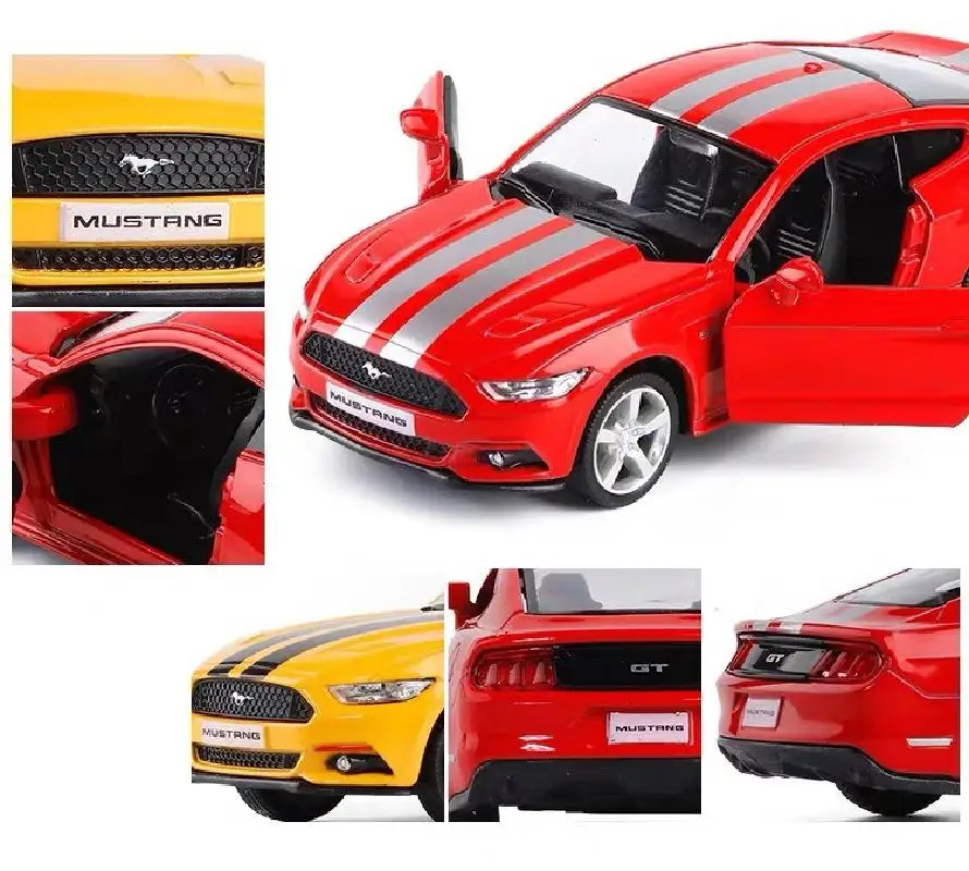 MAKEDA 1:36 весы Ford Mustang литой под давлением сплав модель автомобиля игрушка Дети