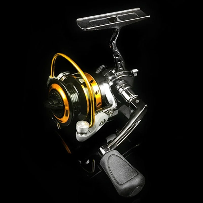 

PULLINE Mini Foldable Handle Metal Fishing Spinning Reel Ice Fishing Reel Right Left Hand Saltwater Freshwater Fishing Tackles