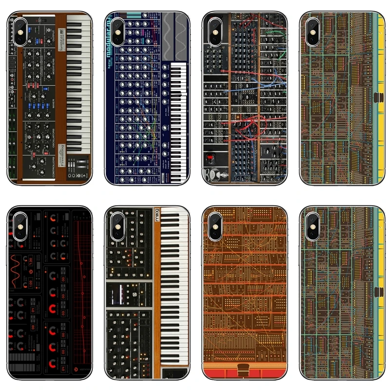 Аксессуары чехол для телефона iPhone 11 Pro XS Max XR X 8 7 6 6S Plus 5 5S SE 4s 4 iPod Touch Classic Synth Synthesizer