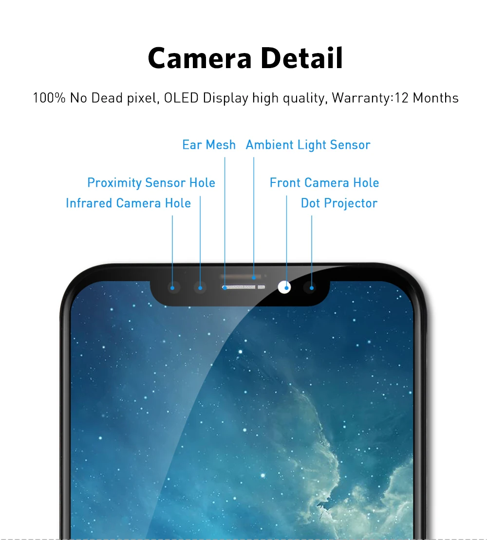 Amoled для iPhone X XR XS ЖК-сборка с рамкой Замена TFT/OLED дисплей ЖК-дигитайзер модуль 3D сенсорный экран с подарками