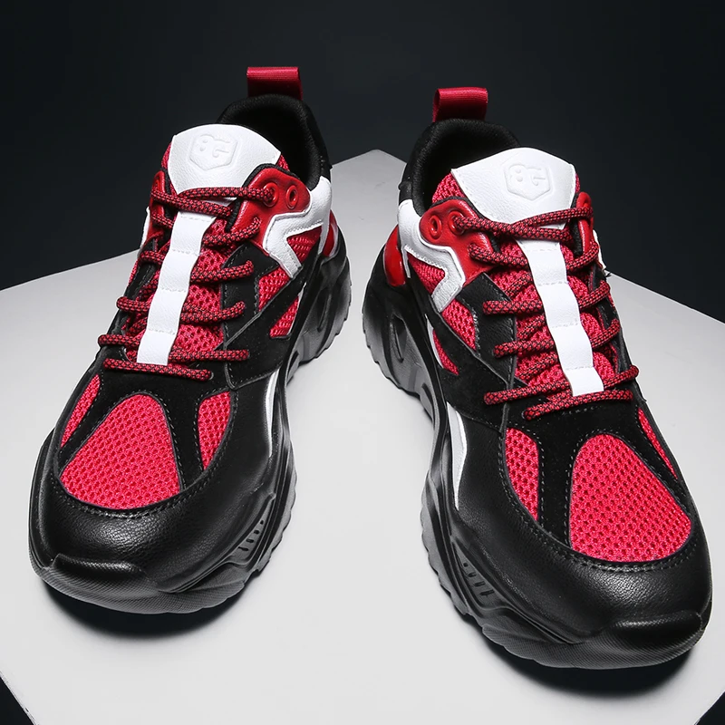 

Новинка 2019, лидер продаж, модные мужские зимние высокие кроссовки для пар, уличные удобные дышащие туфли на плоской подошве, Высококачестве...