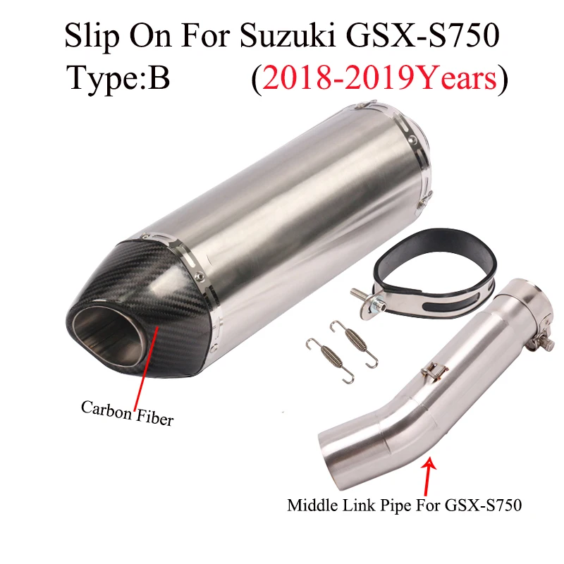 Выхлопной глушитель мотоцикла из углеродного волокна для предотвращения выхода