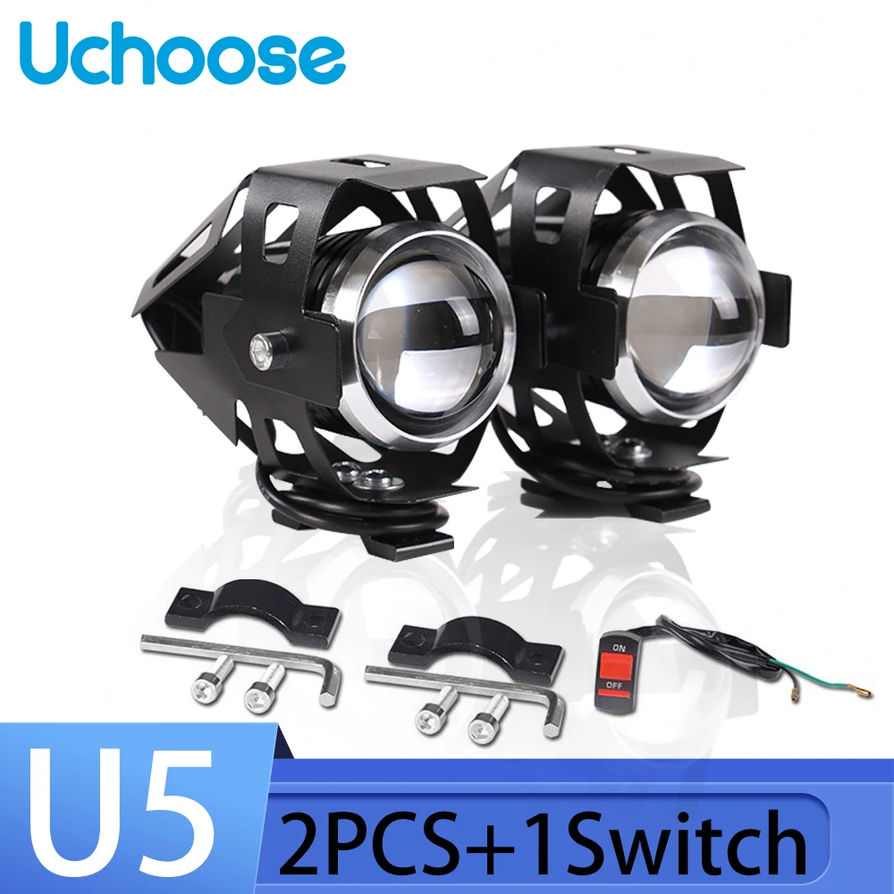 Горячая Распродажа Мотоцикл головной светильник U5 отражатели 2 шт мощностью 12V 125W
