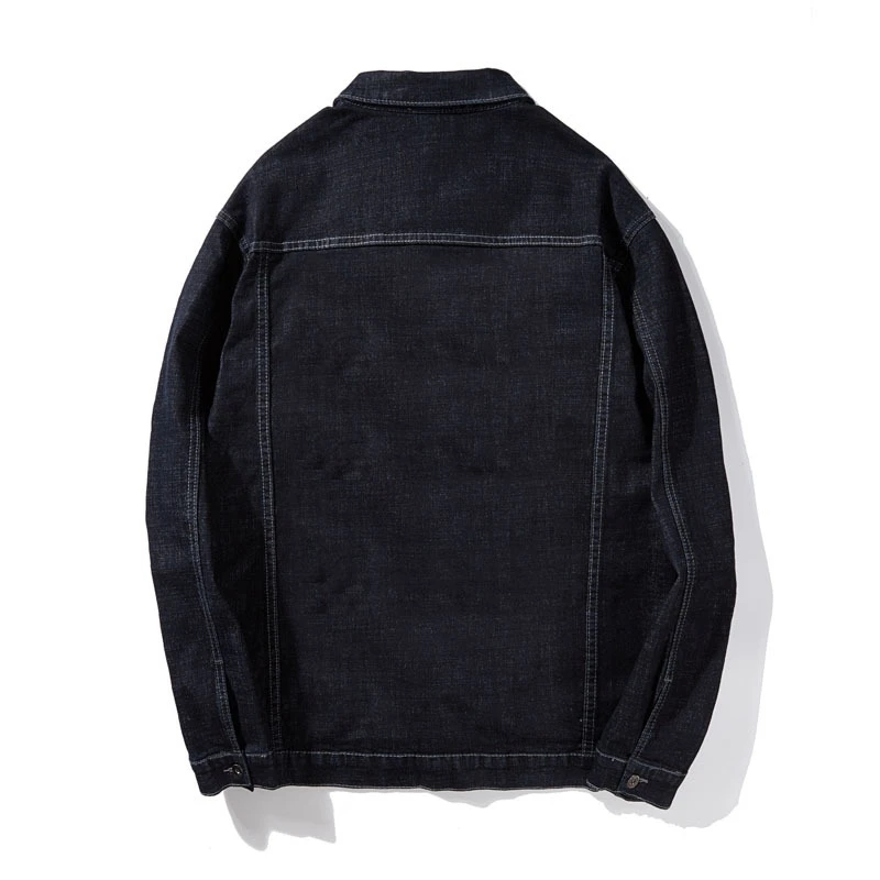 Autumn male plus fertilizer increase denim jacket scorpion wear loose shirt big person extra large size coat 6XL | Мужская одежда