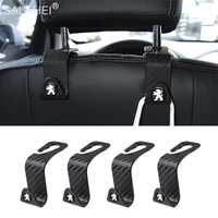 car headrest rear seat storage miscellaneous shelf portable hook for peugeot 307 206 408 508 4008 5008 3008 2008 auto interior