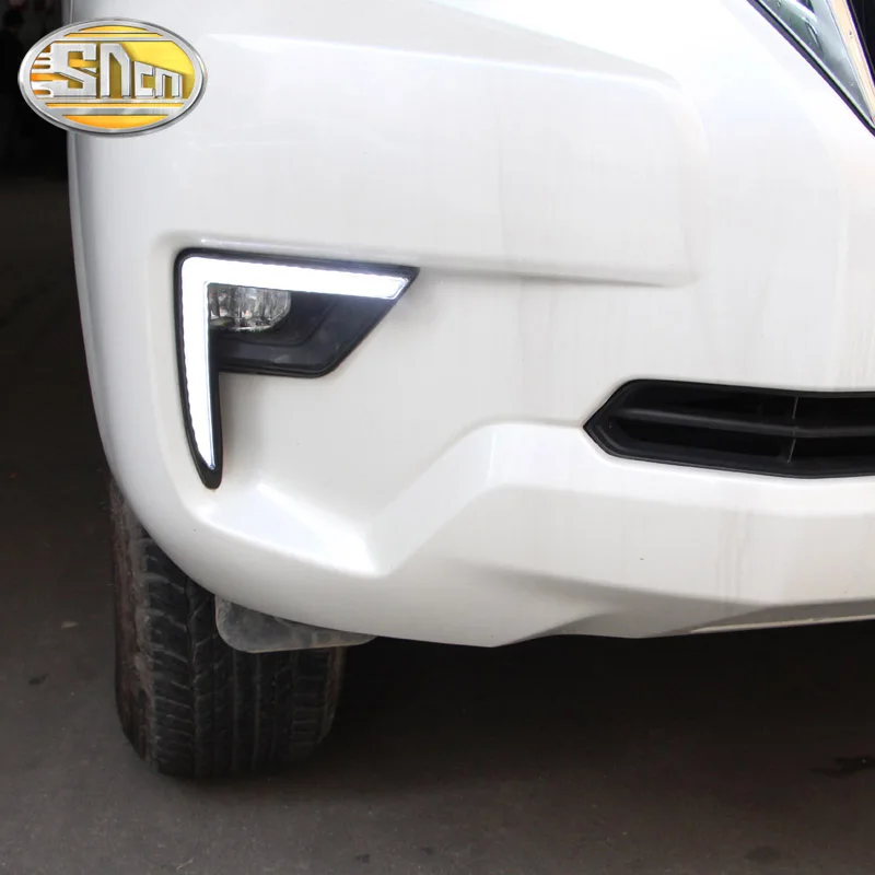 Для Toyota Land Cruiser Prado 2700 4000 FJ150 LC150 2018 2019 светодиодный дневные ходовые огни