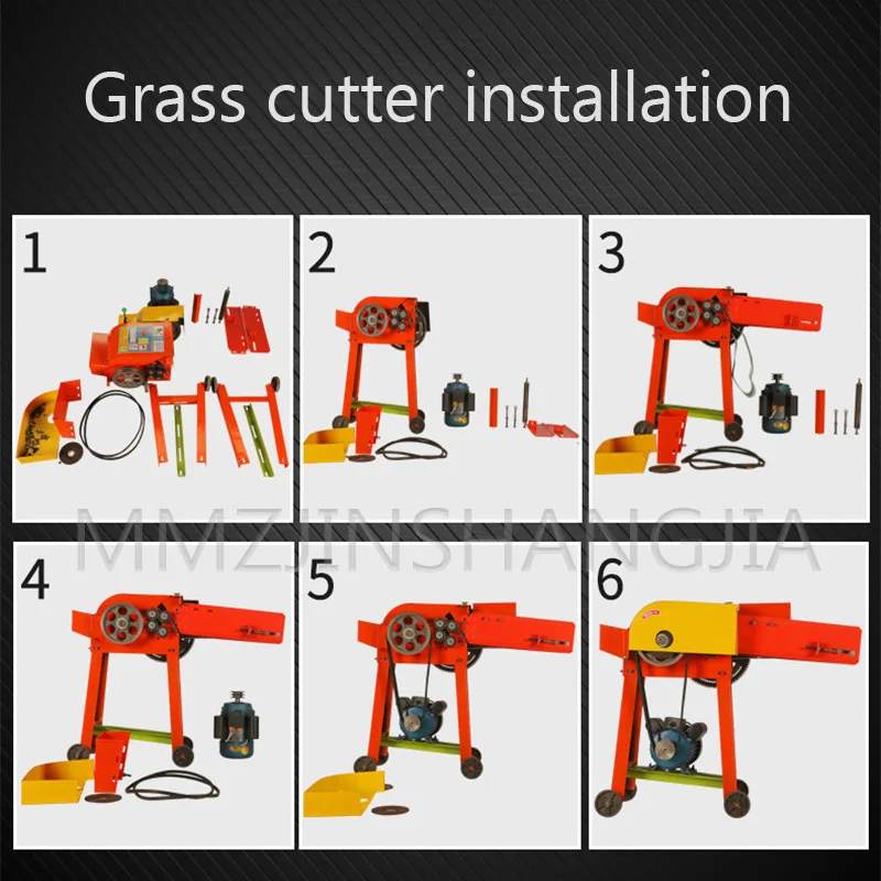 

Household Grass Shredder 220v Kneading Grass Machine Corn Stalk Feed Cattle And Sheep Small Paper Shredder Agricultural Tools