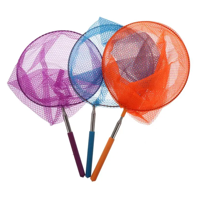 

3pcs Professional Insect Net Butterflies Catching Net Retractable Fishing Net