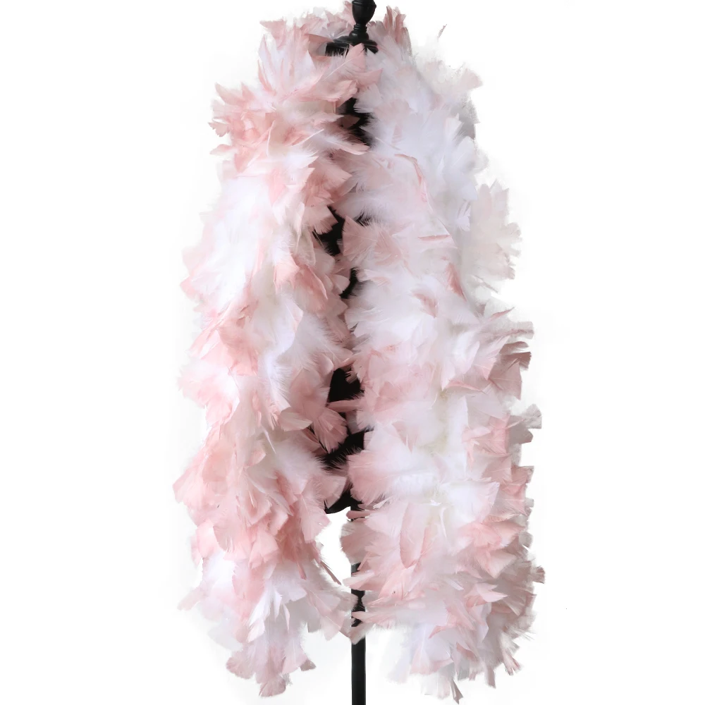 2 м кожаные розовые натуральные перья высокое качество пушистая искусственная