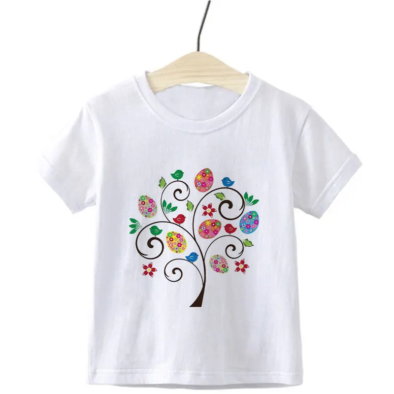 

New Arrival T Shirt For Girls Wishing Tree Angel Print Clothes For Kids Kawaii Boys Shirt Short Sleeve Toddler Girl Shirts Vogue