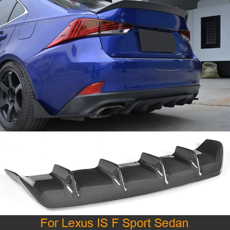 Заднего бампера для LEXUS IS300 IS350 IS F Sport Седан 4 двери 2017 2018 заднего из углеродного