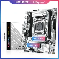 machinist x99 motherboard lga 2011 3 support ddr4 ecc ram and desktop memory xeon e5 2620 v3 processor 2660 v4 cpu m atx k9