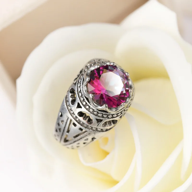 Классический топаз Anillos Yuzuk с натуральным кристаллом роскошное ювелирное изделие