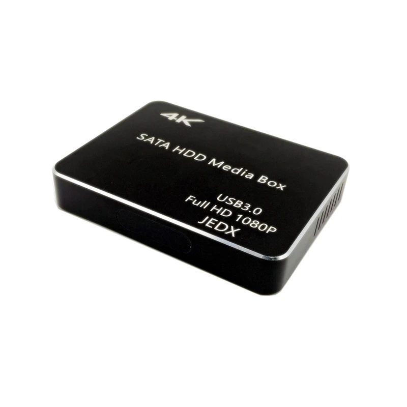 Медиабокс для жесткого диска 2 5 дюйма 4K SATA проигрыватель U диск TF карта видеоплеер