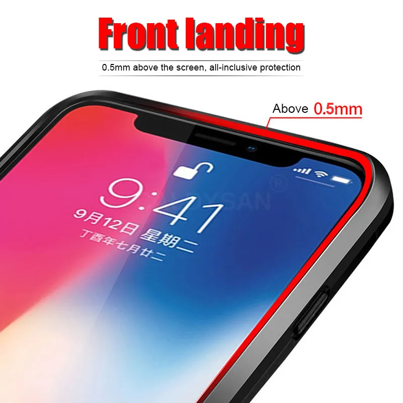 Противоударный бронированный чехол для телефона iphone XS 11 Pro MAX XR X 6 6S 7 8 Plus магнитный
