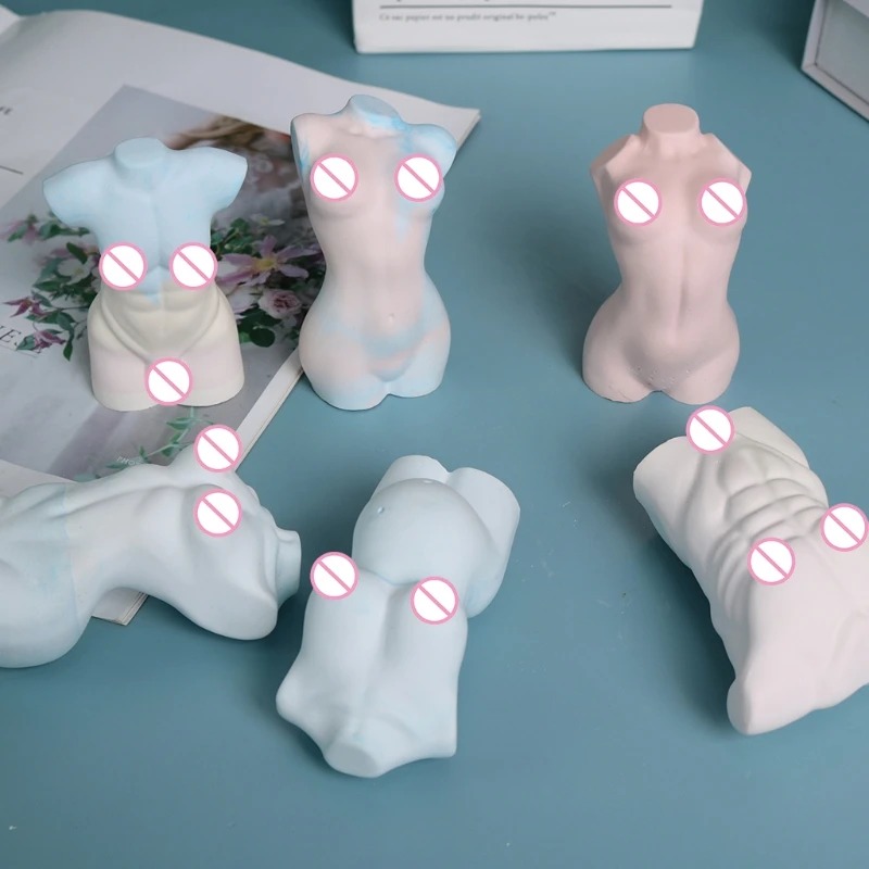 

3D Свеча в форме тела, Женское и мужское украшение для тела, декоративная форма для ювелирных изделий