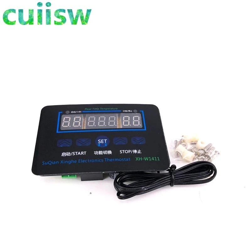 Цифровой светодиодный регулятор температуры W1411 переменный ток 110 В 220 постоянный