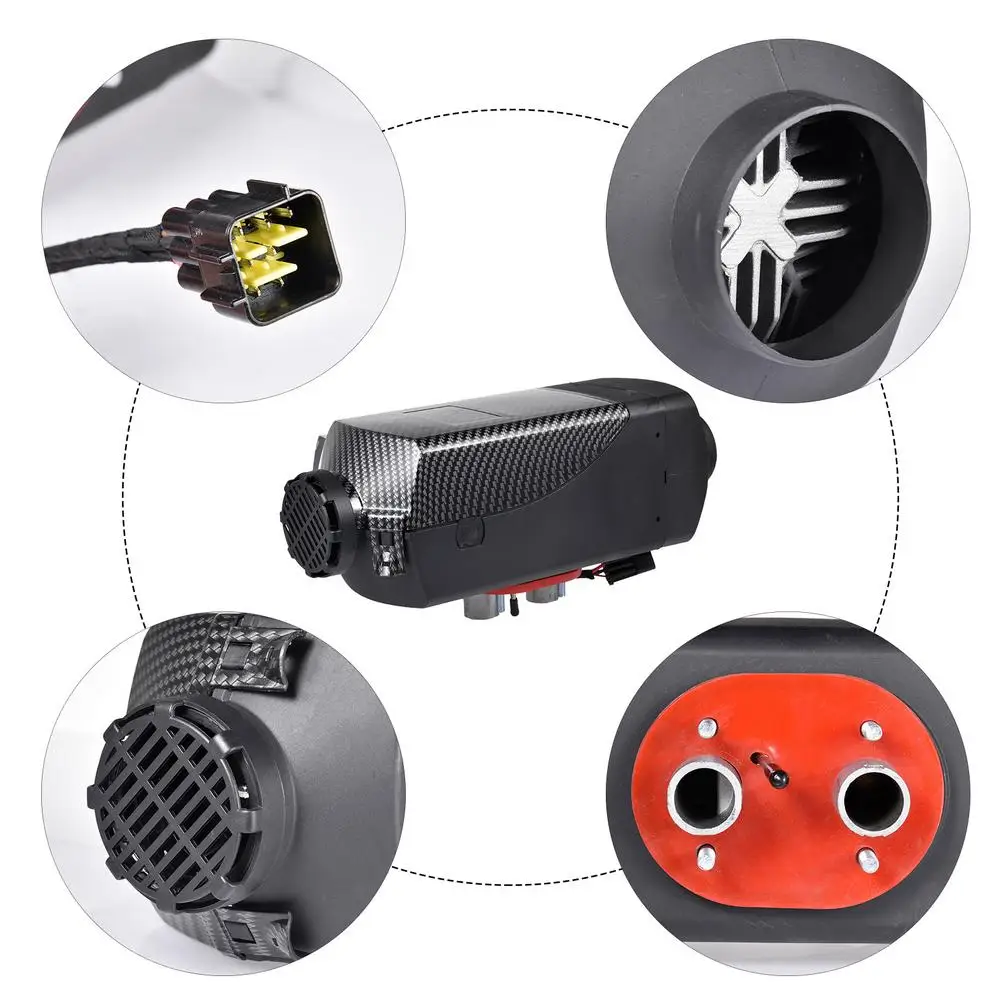 $58.99 12V/ 24V 8KW Car Diesels Air Heater + LCD Monitor Parking Heater For Car Truck Trailer Boat RV Similar For Websato Eberspacher