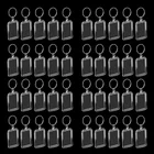 102040 шт. Премиум продолговатые прозрачные акриловые заготовки фото Изображение пользовательский брелок фото мама папа ребенок родители Сделай Сам брелок подарок