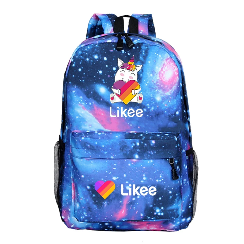 

Students Boys Girls Bags Fashion Likee School bag Russia Style Likee App LIKEE Backpack kids Teens Daily Backpack back to school
