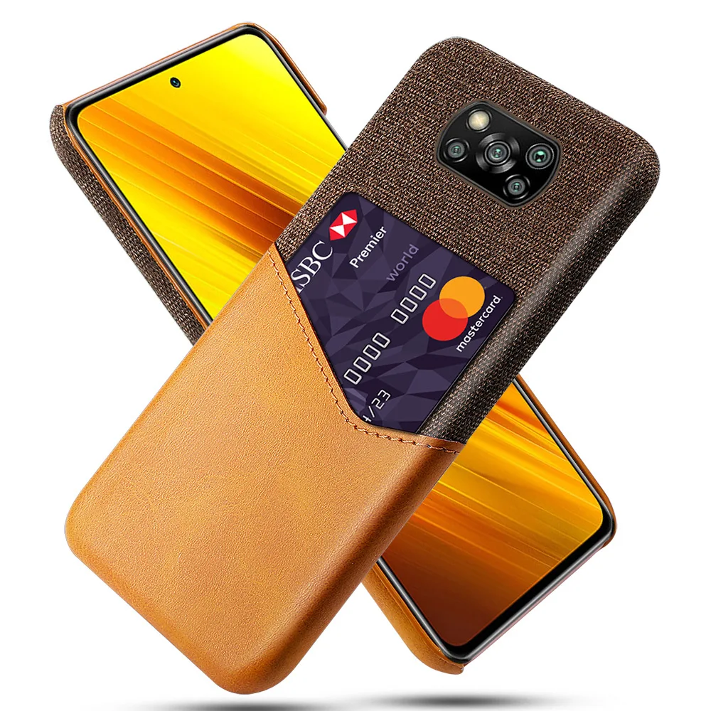 Чехол KEYSION из искусственной кожи для Xiaomi POCO X3 чехол высококачественной фетровой