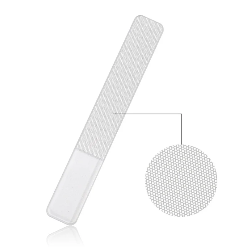 Professional Nano Glass Nail File Buffer Block Shiner Manicure Art Polish Nails Accessories Files With | Красота и здоровье