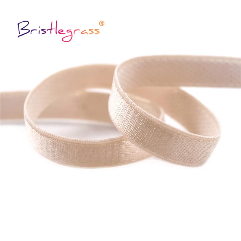 BRISTLEGRASS 2 5 10 ярдов 3/8 &quot10 мм блестящий нейлон эластичные ленты из спандекса