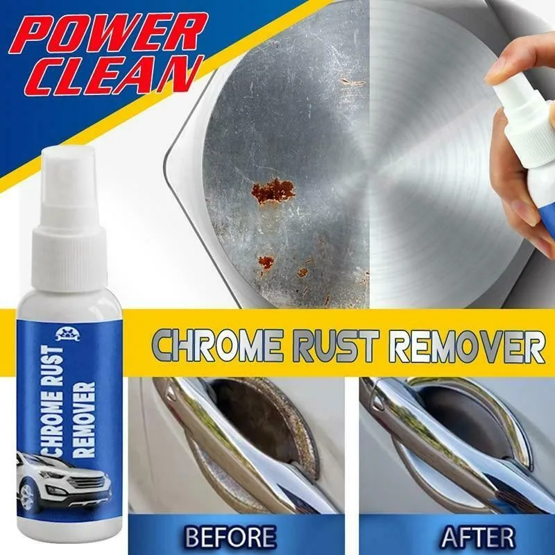 

Stops Rust Chrome Rust Remover 1 Pcs Instant Remover Ready To Use Rinse-free Spray Vehicle Car